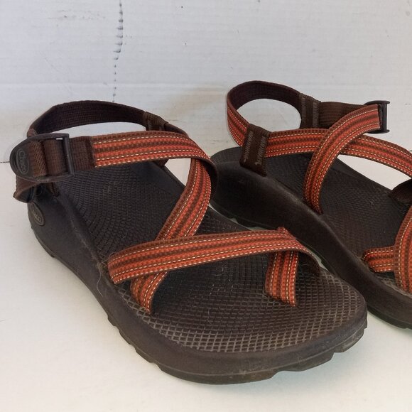 CHACO Men\'s Sz 11 Z/2 Vibram Unaweep Adjustable Strap Brown Outdoor Sandals main image 6